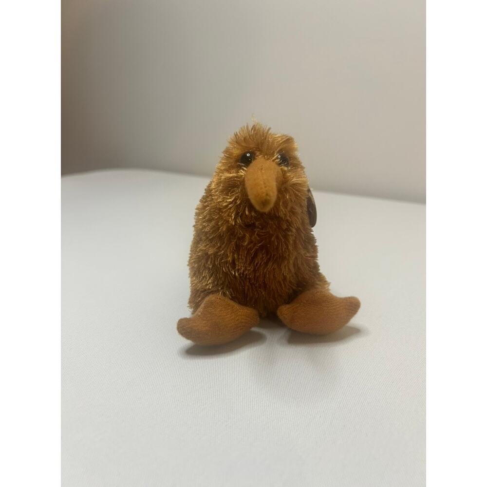 Kiwi Bird Plush New Zealand Souvenir Stuffed Animal Small Brown Toy